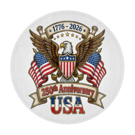 アメリカ建国250周年 カッティングボード (正面)