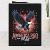 アメリカ建国250周年  カード (裏面)