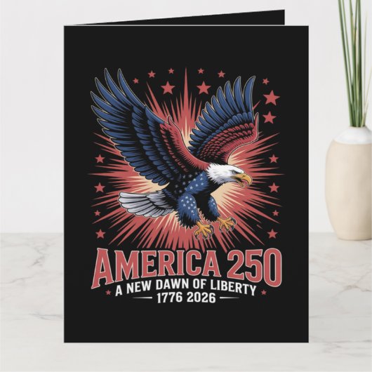 アメリカ建国250周年  カード (正面)