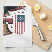 アメリカ建国250周年 キッチンタオル (四つ折り)