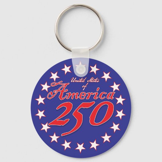 アメリカ建国250周年 キーホルダー (正面)