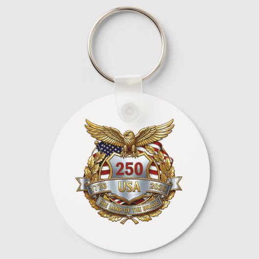 アメリカ建国250周年 キーホルダー (正面)