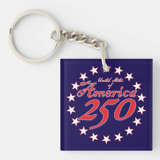アメリカ建国250周年 キーホルダー (正面)