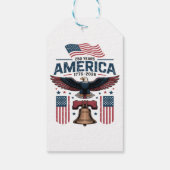 アメリカ建国250周年 ギフトタグ (裏面)