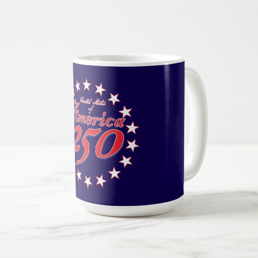 アメリカ建国250周年 コーヒーマグカップ (正面右)