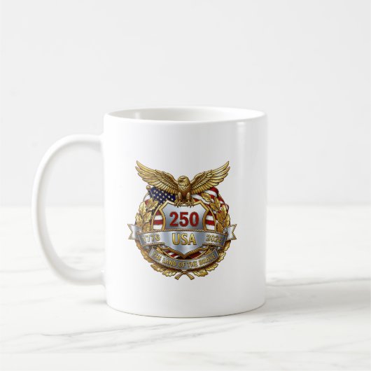 アメリカ建国250周年 コーヒーマグカップ (左)