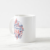 アメリカ建国250周年 コーヒーマグカップ (正面左)