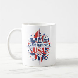アメリカ建国250周年 コーヒーマグカップ