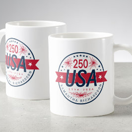 アメリカ建国250周年 コーヒーマグカップ