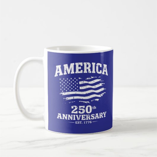 アメリカ建国250周年 コーヒーマグカップ (左)