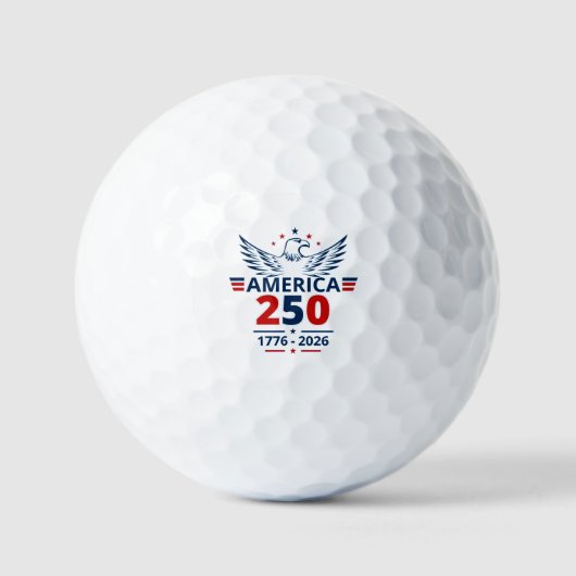 アメリカ建国250周年 ゴルフボール (正面)