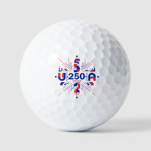 アメリカ建国250周年 ゴルフボール (正面)