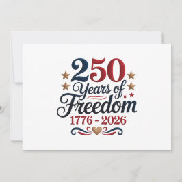 アメリカ建国250周年 サンキューカード