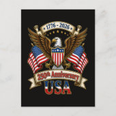 アメリカ建国250周年 シーズンポストカード (正面)