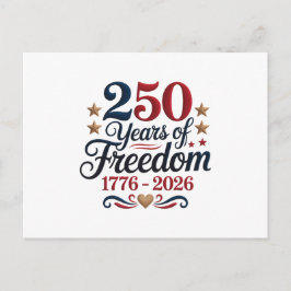 アメリカ建国250周年 シーズンポストカード