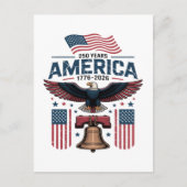 アメリカ建国250周年 シーズンポストカード (正面)