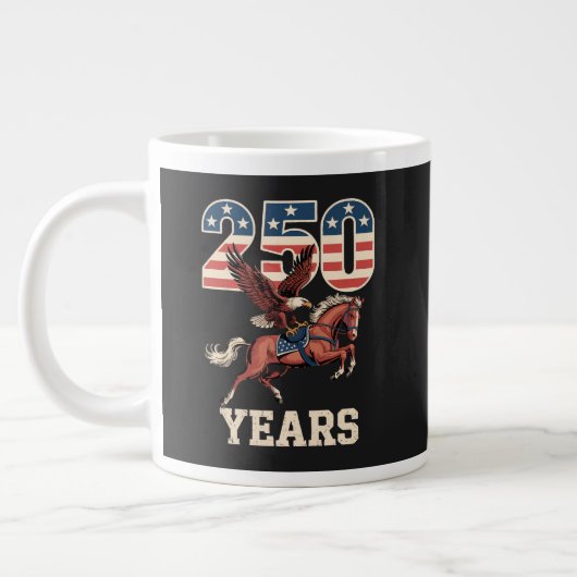 アメリカ建国250周年 ジャンボコーヒーマグカップ (左)