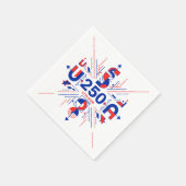 アメリカ建国250周年 スタンダードカクテルナプキン (角)