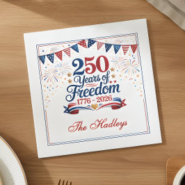 アメリカ建国250周年 スタンダードカクテルナプキン