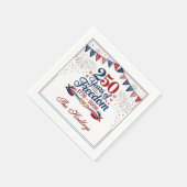 アメリカ建国250周年 スタンダードカクテルナプキン (角)
