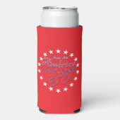 アメリカ建国250周年 スリム缶クーラー (Seltzer裏面)