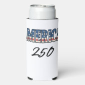 アメリカ建国250周年 スリム缶クーラー (Seltzer裏面)
