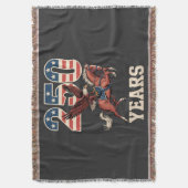 アメリカ建国250周年 スローブランケット (正面縦)
