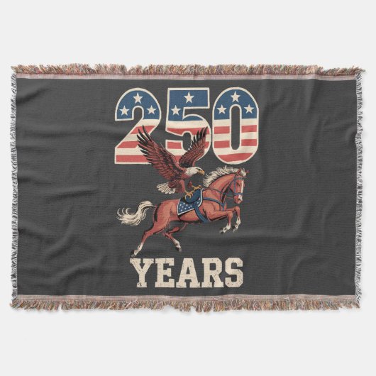 アメリカ建国250周年 スローブランケット (正面)