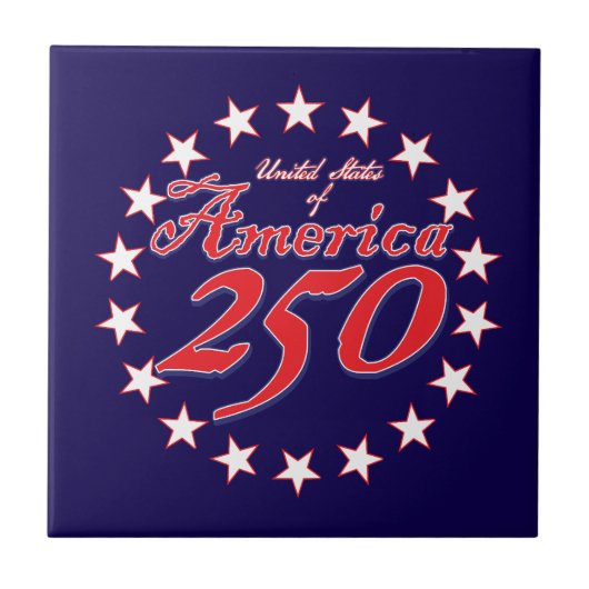 アメリカ建国250周年 タイル (正面)