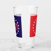 アメリカ建国250周年 タンブラーグラス (左)