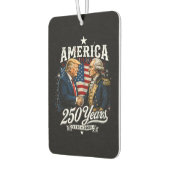 アメリカ建国250周年 トランプ ワシントン カーエアーフレッシュナー (左)