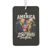 アメリカ建国250周年 トランプ ワシントン カーエアーフレッシュナー (裏面)