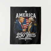 アメリカ建国250周年 トランプ ワシントン タペストリー (正面)