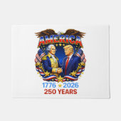 アメリカ建国250周年 ドアマット (正面)