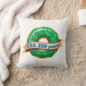 アメリカ建国250周年 ドーナツ クッション (ブランケット)
