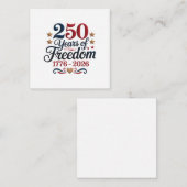 アメリカ建国250周年 ノートカード (正面/裏面)