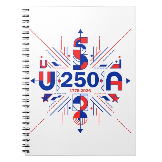 アメリカ建国250周年 ノートブック (正面)