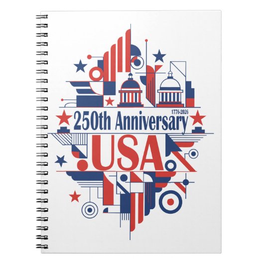 アメリカ建国250周年 ノートブック (正面)