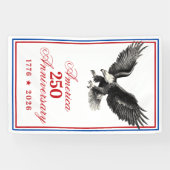 アメリカ建国250周年 ハクトウワシ 横断幕 (横)