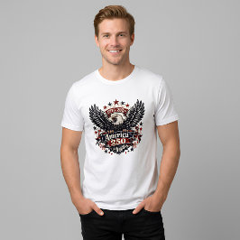 アメリカ建国250周年 ハクトウワシ 1776-2026 愛国 トライブレンドTシャツ