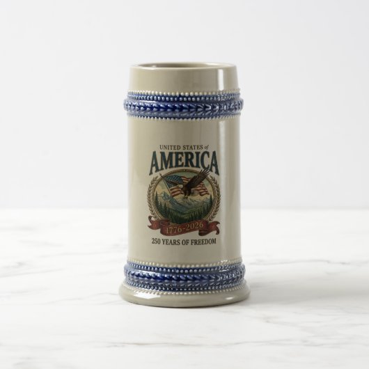 アメリカ建国250周年 ビールジョッキ (中央)