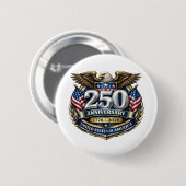 アメリカ建国250周年 ピンズ 缶バッジ (正面&裏面)