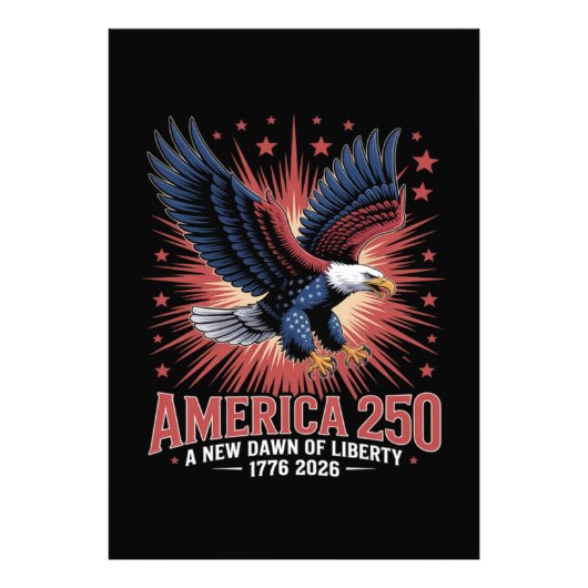 アメリカ建国250周年 フォトプリント            (正面)