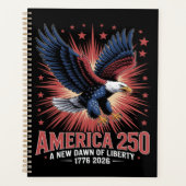 アメリカ建国250周年 プランナー手帳 (正面)