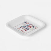 アメリカ建国250周年 ペーパープレート (傾斜あり)