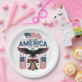 アメリカ建国250周年 ペーパープレート (パーティー)