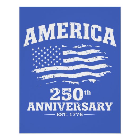 アメリカ建国250周年 ポスター (正面)