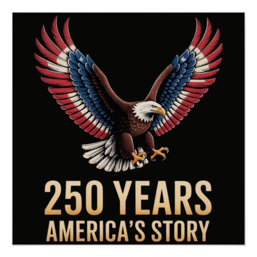 アメリカ建国250周年 ポスター (正面)