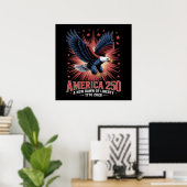 アメリカ建国250周年 ポスター (ホームオフィス)
