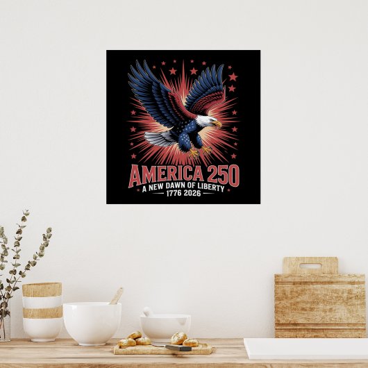 アメリカ建国250周年 ポスター (キッチン)